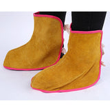 Maxbell Welders Welding Jacket and Shoes Protective Clothing Suit Flame-Resistant