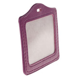 Maxbell 4x10 Pieces Credit Card Bus Pass ID Badge Holder Protector  Purple