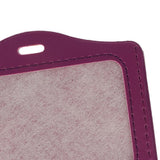 Maxbell 4x10 Pieces Credit Card Bus Pass ID Badge Holder Protector  Purple