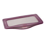 Maxbell 4x10 Pieces Credit Card Bus Pass ID Badge Holder Protector  Purple
