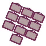 Maxbell 3x10 Pieces Credit Card Bus Pass ID Badge Holder Protector  Purple