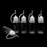 Maxbell 5x 20ml Empty Plastic Squeezable Liquid Dropper Bottles Needle Tip White Cap