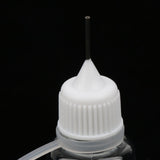 Maxbell 5x 20ml Empty Plastic Squeezable Liquid Dropper Bottles Needle Tip White Cap