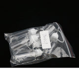 Maxbell 5x 20ml Empty Plastic Squeezable Liquid Dropper Bottles Needle Tip White Cap