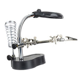 Maxbell 3.5x - 12x LED Light Hands Free Magnifier Magnifying Stand Soldering Station