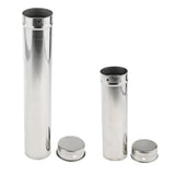 Maxbell 2xStainless Steel Pipet Sterilizing Boxes Pipette Sterilization Tube 23cm 9''