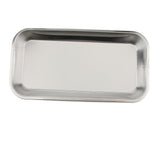 Maxbell 2xThick Stainless Steel  Dental  Instrument Disinfection Tray