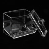 Maxbell 4xClear Acrylic Cotton Swab Cosmetic Makeup Case Storage Holder Box A