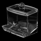 Maxbell 4xClear Acrylic Cotton Swab Cosmetic Makeup Case Storage Holder Box A