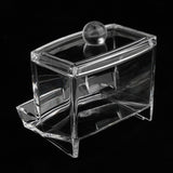Maxbell 4xClear Acrylic Cotton Swab Cosmetic Makeup Case Storage Holder Box A