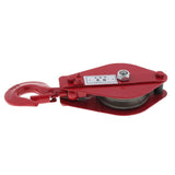 Maxbell 1102 lbs Poly Rope Hoist Pulley Wheel Block and Tackle Puller Lift Tools - Aladdin Shoppers