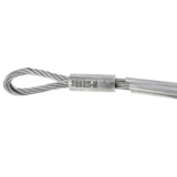 Maxbell Maxbell Cable Grip Pulling Socks 70-95mm Wire Puller, Galvanized Steel, Flexible Eye, 1.2M