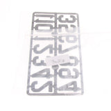 Maxbell 4xNumber Mark For Beekeeper Bee Hive Accessories Beekeeping Tools Grey