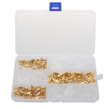 Maxbell 4x150 Sets 2.8mm 4.8mm 6.3mm Female Spade Crimp Terminals with Sleeves Gold