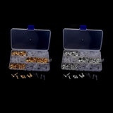 Maxbell 4x150 Sets 2.8mm 4.8mm 6.3mm Female Spade Crimp Terminals with Sleeves Gold
