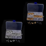 Maxbell 4x150 Sets 2.8mm 4.8mm 6.3mm Female Spade Crimp Terminals with Sleeves Gold