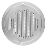 Maxbell 3x Stainless Steel Wall Ceiling Round Air Vent Grille Cover Ventilation Ducting 120mm