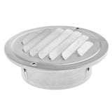 Maxbell 3x Stainless Steel Wall Ceiling Round Air Vent Grille Cover Ventilation Ducting 120mm