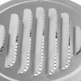 Maxbell 2x Stainless Steel Wall Ceiling Round Air Vent Grille Cover Ventilation Ducting 120mm