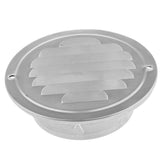 Maxbell 2x Stainless Steel Wall Ceiling Round Air Vent Grille Cover Ventilation Ducting 120mm
