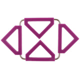 Maxbell 4xFoldable Hot Pan Pot Holder Stand Trivet Table Mat Pad Home Kitchen Purple