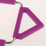 Maxbell 4xFoldable Hot Pan Pot Holder Stand Trivet Table Mat Pad Home Kitchen Purple