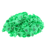 200PCS Numbered Livestock Ear Tag for Pig Cow Cattle Goat Sheep Blue & Green