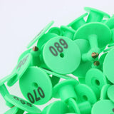200PCS Numbered Livestock Ear Tag for Pig Cow Cattle Goat Sheep Blue & Green