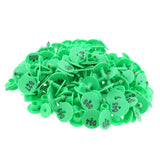 200PCS Numbered Livestock Ear Tag for Pig Cow Cattle Goat Sheep Blue & Green