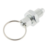 2 Pieces Stainless Steel Non Lock-Out Indexing Plunger with Pull Ring M8&M12