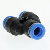 Maxbell 3xPush To Connect Fitting, Pneumatic Y Connector Air Hose Tube 10 Pcs PY-6