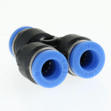 Maxbell 4xPush To Connect Fitting, Pneumatic Y Connector Air Hose Tube 10 Pcs PY-6