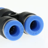 Maxbell 4xPush To Connect Fitting, Pneumatic Y Connector Air Hose Tube 10 Pcs PY-6