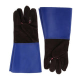 Maxbell Maxbell Cowhide Long Welding Protective Gloves Hand Cover Flame-Resistant Gauntlets, provides a good mix of durability, dexterity, abrasion resistance