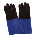 Maxbell Maxbell Cowhide Long Welding Protective Gloves Hand Cover Flame-Resistant Gauntlets, provides a good mix of durability, dexterity, abrasion resistance