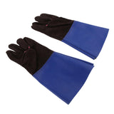 Maxbell Maxbell Cowhide Long Welding Protective Gloves Hand Cover Flame-Resistant Gauntlets, provides a good mix of durability, dexterity, abrasion resistance