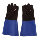 Maxbell Maxbell Cowhide Long Welding Protective Gloves Hand Cover Flame-Resistant Gauntlets, provides a good mix of durability, dexterity, abrasion resistance