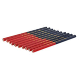 Maxbell 10Pcs Carpenter Pencils Blue And Red Lead For DIY Woodworking Marking Tool - Aladdin Shoppers