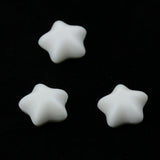 Maxbell 2x100 Pieces Star Shape Sealing Wax Beads for Stamp Envelope Seal DIY White