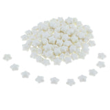 Maxbell 3x100 Pieces Star Shape Sealing Wax Beads for Stamp Envelope Seal DIY White