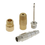 4x Air Compressor Accessory Kit Blow Gun Nozzle Coupler Chuck Inflator Tool - Aladdin Shoppers