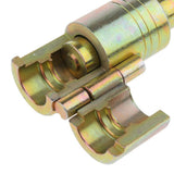 Maxbell 2 Pieces Corrugated Pipe Interface Maker Bellows Flat Mouth Tool