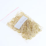 Maxbell 4x500Pcs Metal Gold Safety Pins/Gourd Pin/Bulb Pin for Clothing Crafting & DIY