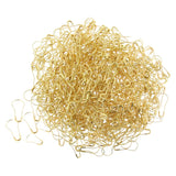Maxbell 3x500Pcs Metal Gold Safety Pins/Gourd Pin/Bulb Pin for Clothing Crafting & DIY