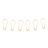 Maxbell 4x500Pcs Metal Gold Safety Pins/Gourd Pin/Bulb Pin for Clothing Crafting & DIY