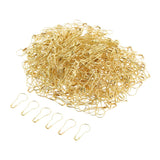 Maxbell 2x500Pcs Metal Gold Safety Pins/Gourd Pin/Bulb Pin for Clothing Crafting & DIY