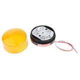 Maxbell 24V Flash Strobe / Always On Warning Light Round Signal Beacon Lamp Yellow - Aladdin Shoppers