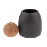 3Pcs Food Storage Jar Kitchen Canister Pot with Ball Cork Stopper 500ml