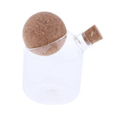 2pcs/Set Glass Food Storage Jar Kitchen Canister for Candy Coffee Tea