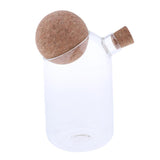 2pcs/Set Glass Food Storage Jar Kitchen Canister for Candy Coffee Tea